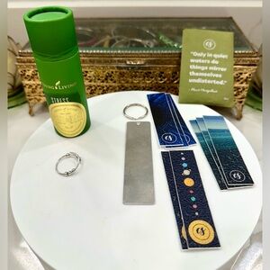 Anti-Anxiety Bundle Young Living NIB Stress Away Roll-On/Fidget Ring/Calm Strips
